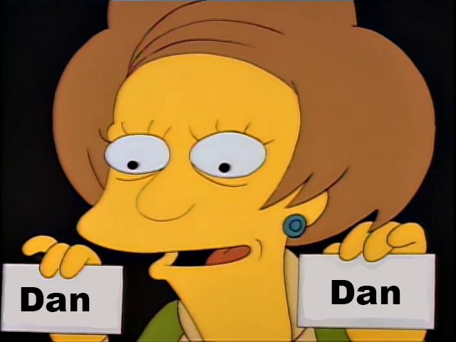 Two votes for Dan